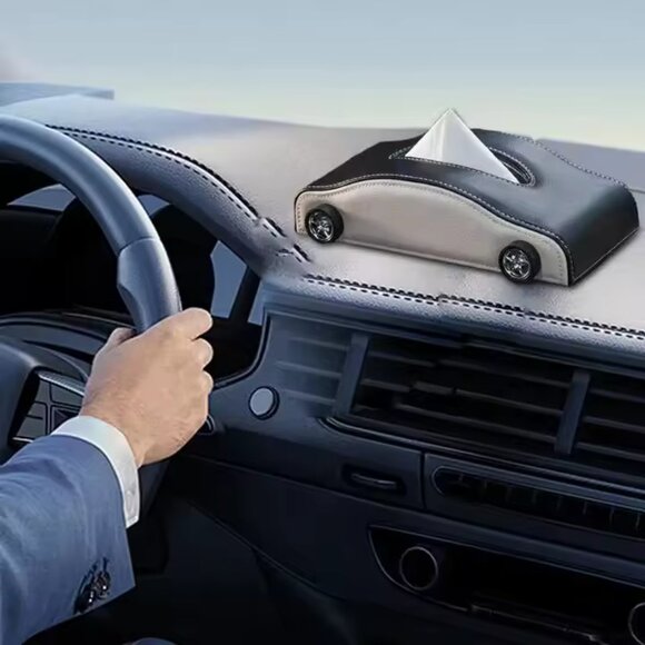 Car Shape Tissue Box Living Room Tissue Cover Decorative - Picture 5 of 5